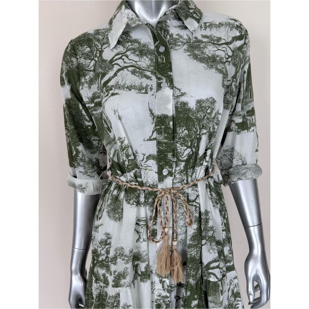 NWT!!! Italian Brand Firstage Firenze long cotton dress One Size 160$ - Picture 2 of 12